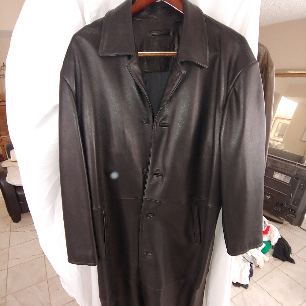 Men's supple leather jacket